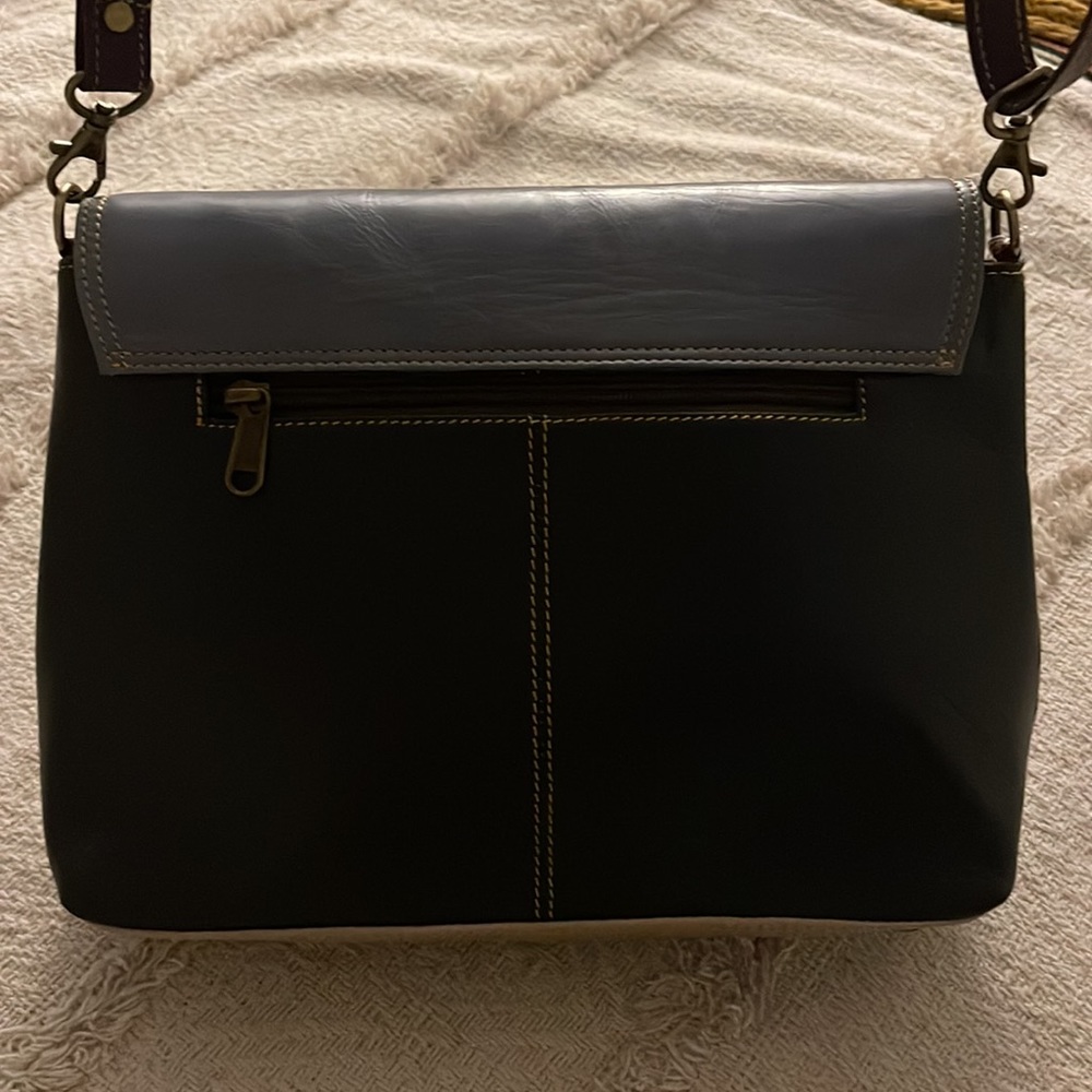 Folklore Couture Crossbody bag- Genuine Leather-Leopard- Clutch - Picture 6 of 11